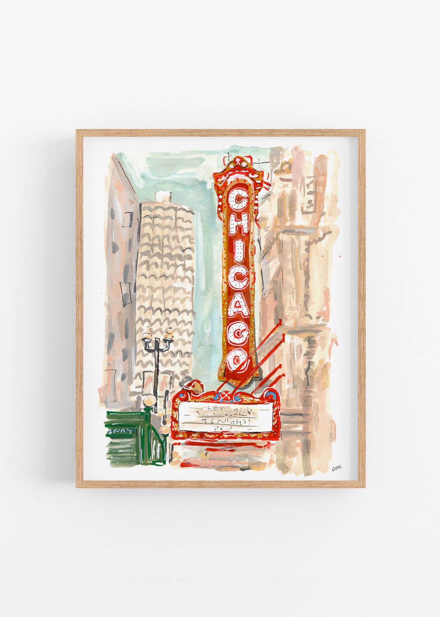 Chicago Theater Print