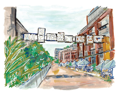 Fulton Market Print