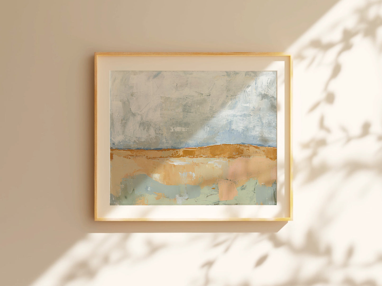 Gold Like September Horizon Print