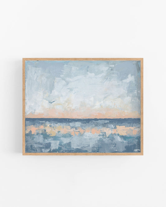 Lake Michigan Morning Horizon Print