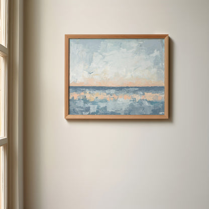 Lake Michigan Morning Horizon Print